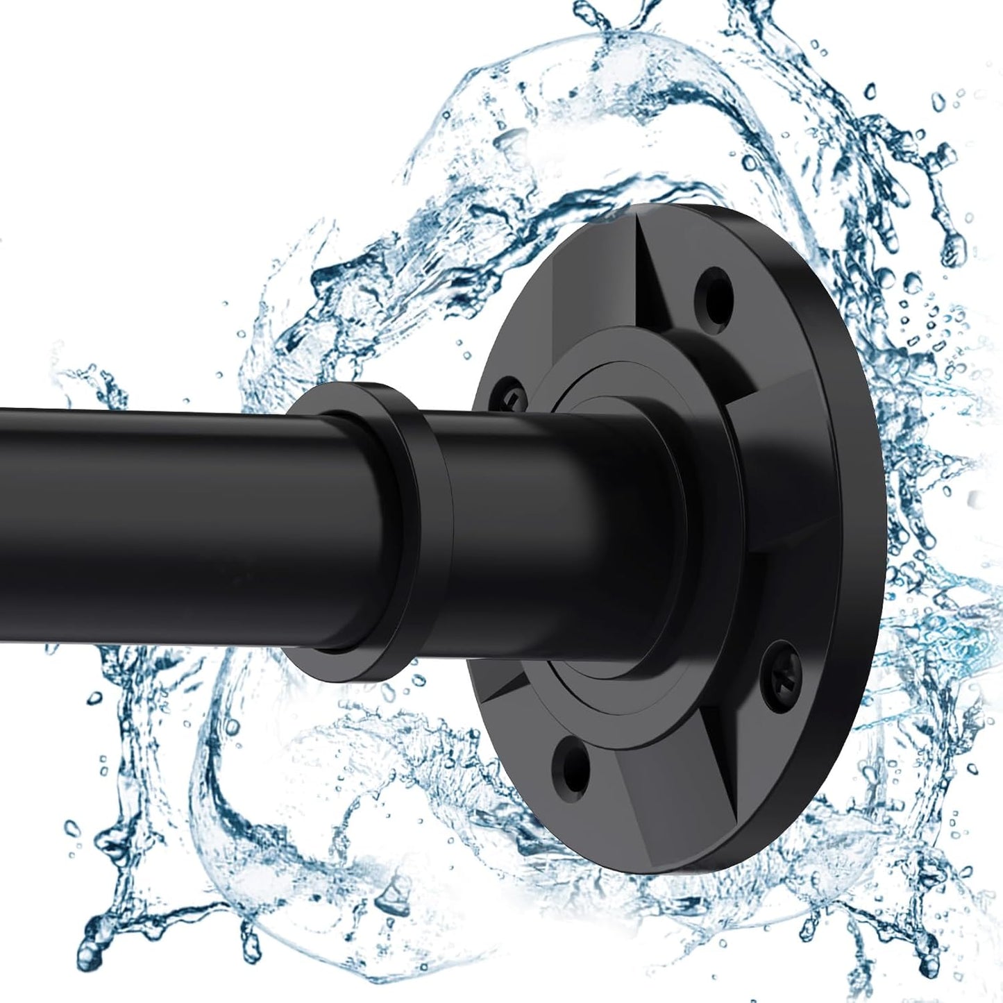 Adjustable Non-Slip Shower Rod - Rust-Resistant Stainless Steel