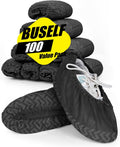 X-Large Disposable Shoe Covers Non-Slip 200 Count for Men