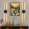 Battery Operated Wall Sconces Set of Two - Rechargeable LED Wall