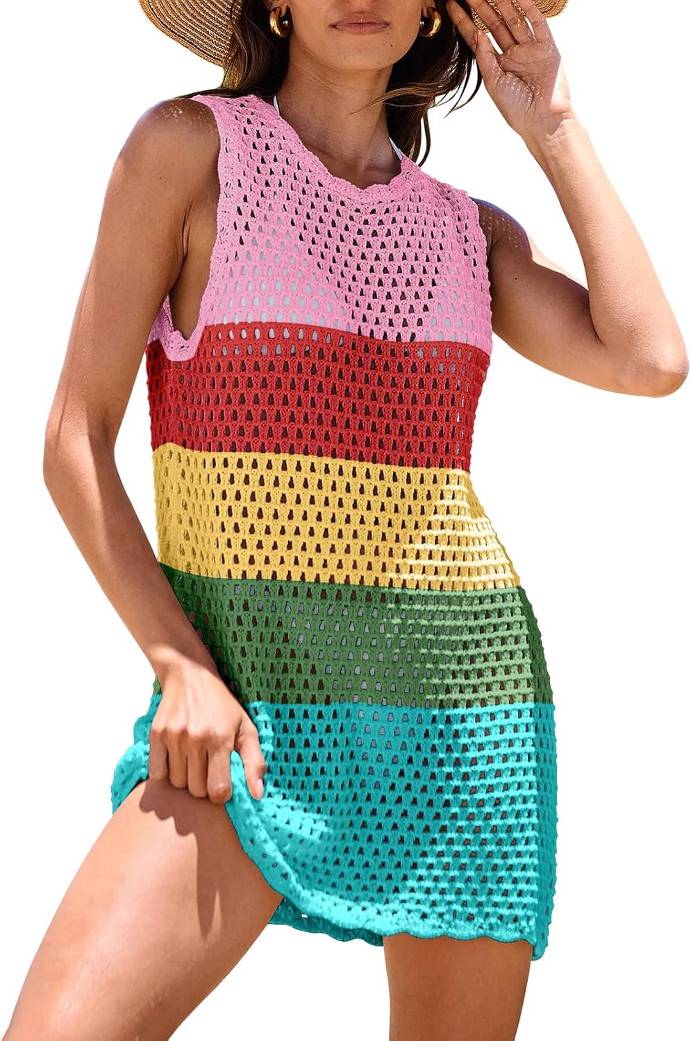 ANRABESS Womens Swimsuit Cover Up for Stylish Summer Outfits