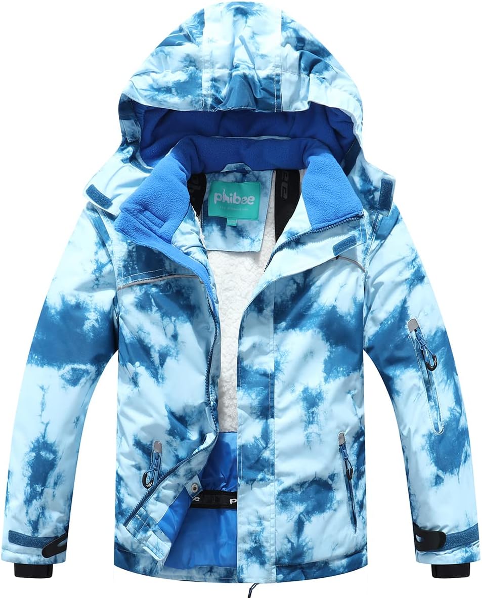 PHIBEE Big Boy's Waterproof Breathable Snowboard Ski Jacket Review