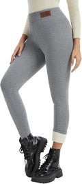 Women's Thermal Fleece Lined Leggings Winter Warm High (Style GLKQ)