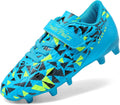 Kids Soccer Cleats for Boys Girls - Easy Velcro Fit