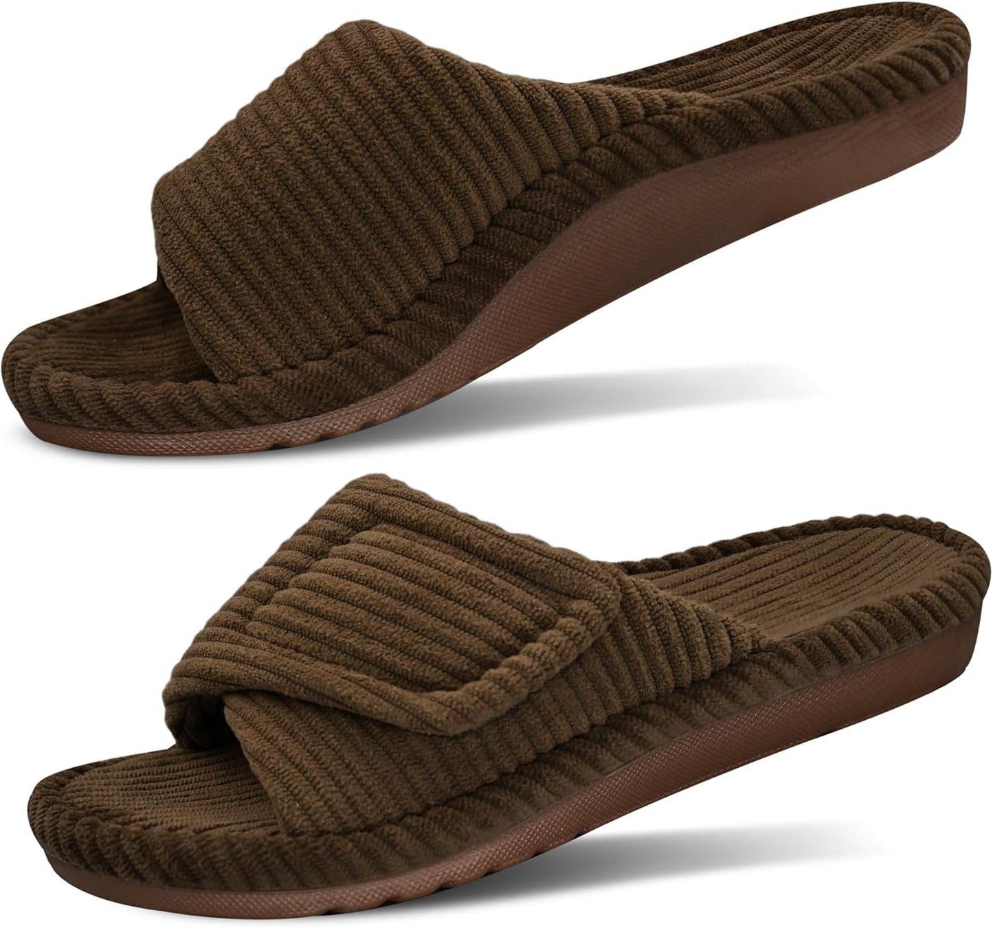 Orthopedic Arch Support Slippers for Women with Fuzzy Comfort