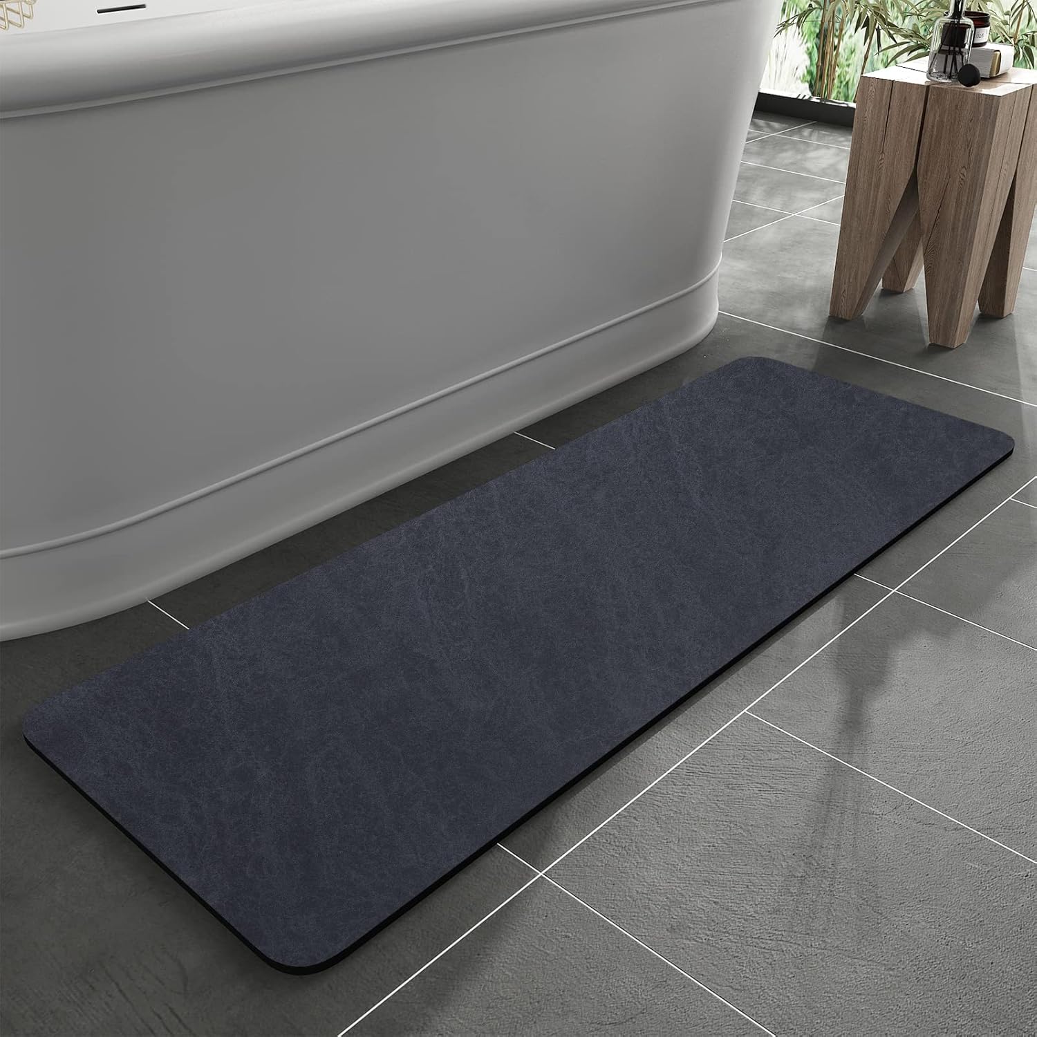 MontVoo Non Slip Quick Dry Bath Mat Rug for Bathroom Use