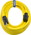 Clear Power 50 ft 12/3 Heavy Duty Outdoor Extension Cord - Weather