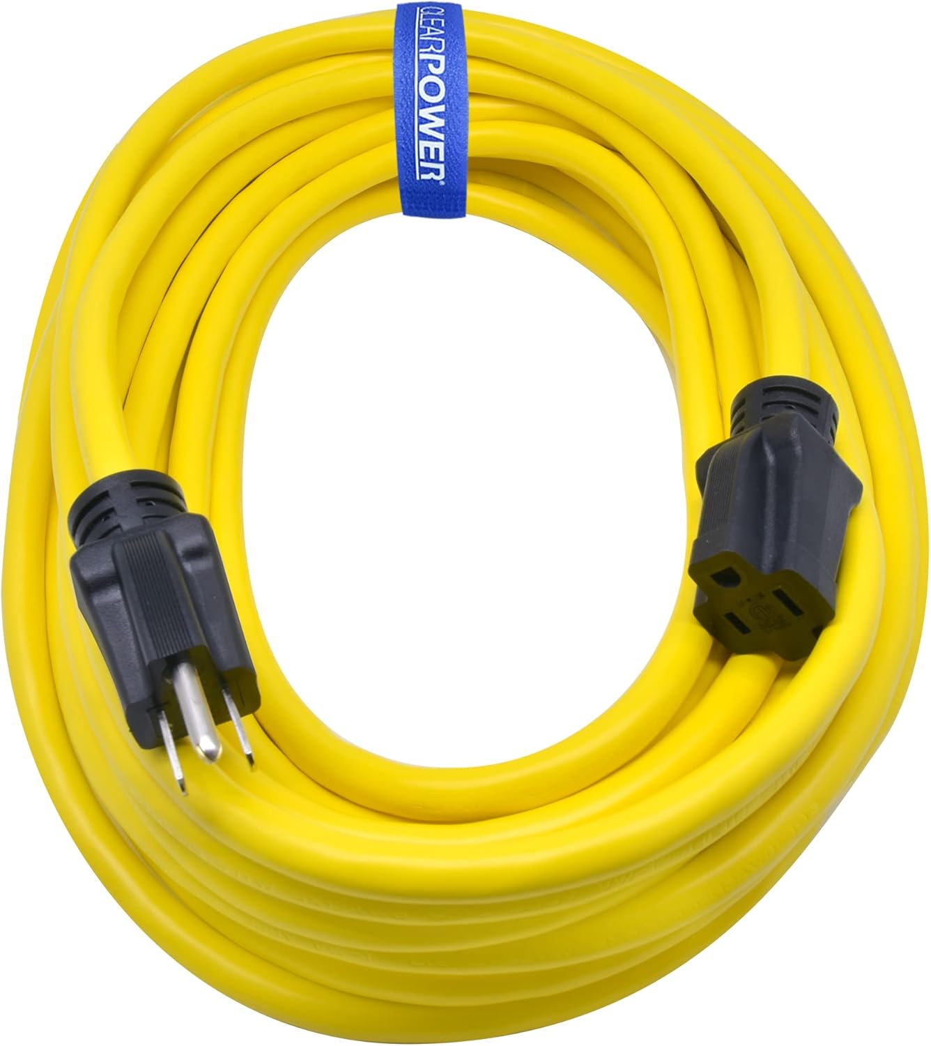 Clear Power 50 ft Heavy Duty Outdoor Extension Cord for Tools