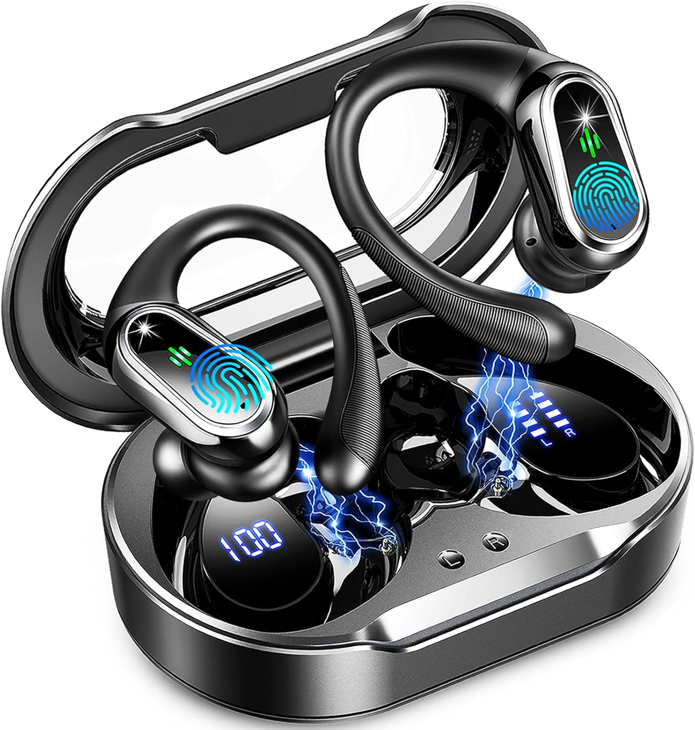 Wireless Earbuds with 50Hrs Battery and Noise Cancelling Mic