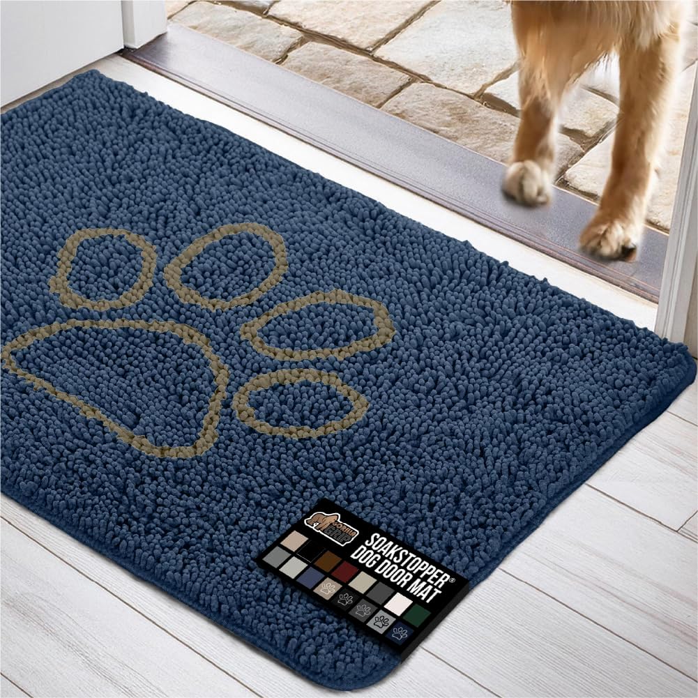 GORILLA GRIP Dog Doormat for Muddy Paws and Cleaner Floors