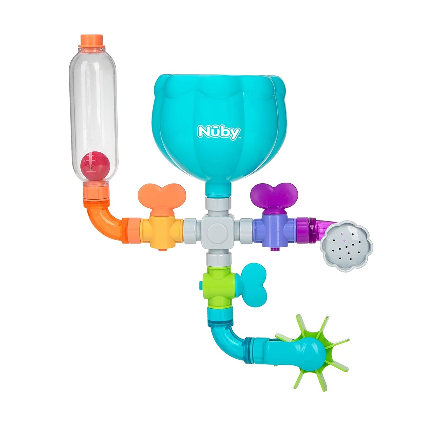 Nuby Wacky Waterworks Pipes - Interactive Baby Bath Toy