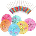 Tropical Drink Umbrella Toothpicks: Party Essential!