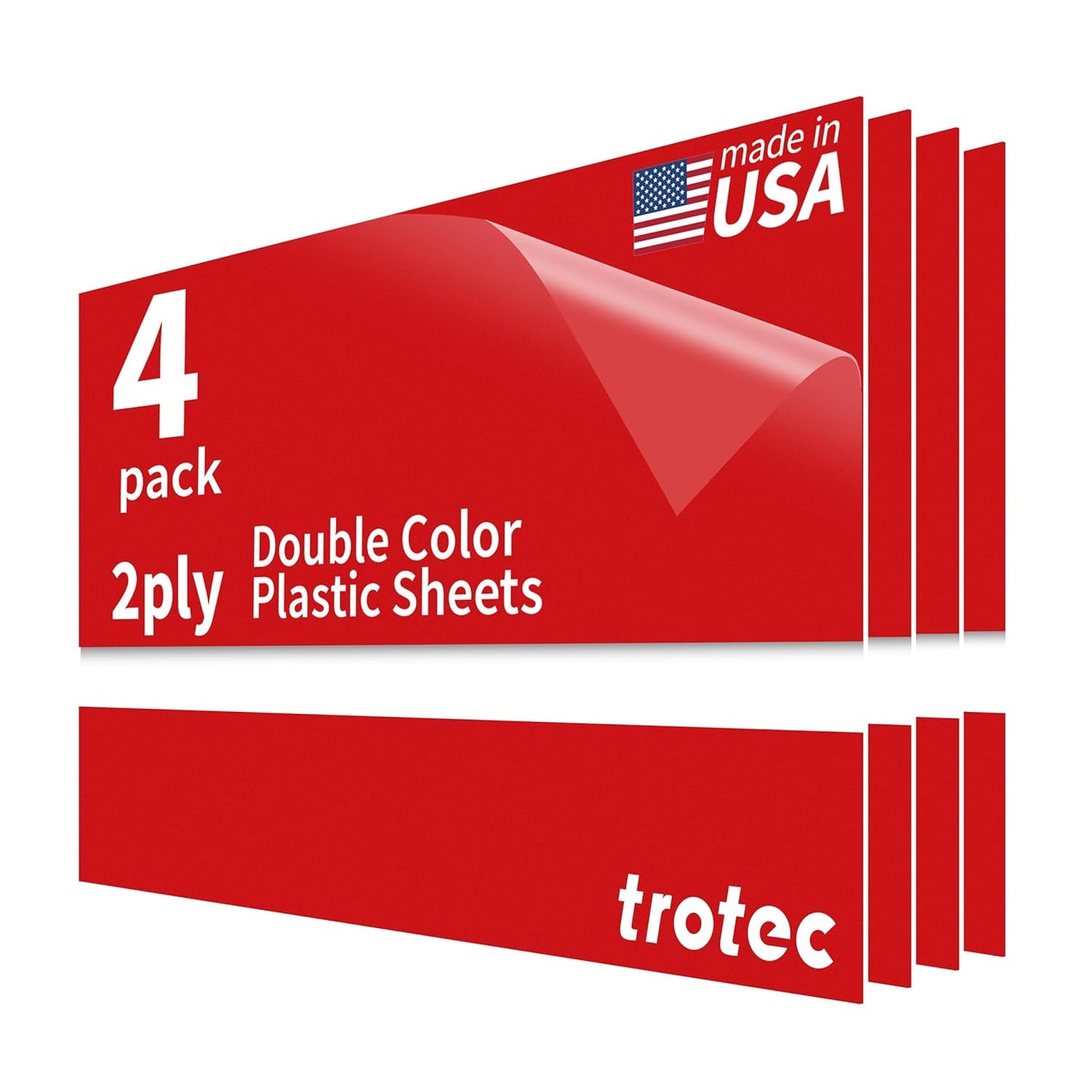 Trotec TroLase Laser Engraving Plastic Sheets for Crafts