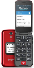 Lively Jitterbug Flip2 Flip Cell Phone for Seniors - Simple