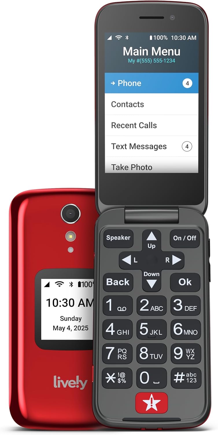 Jitterbug Flip2 - Easy-to-Use Flip Cell Phone for Seniors