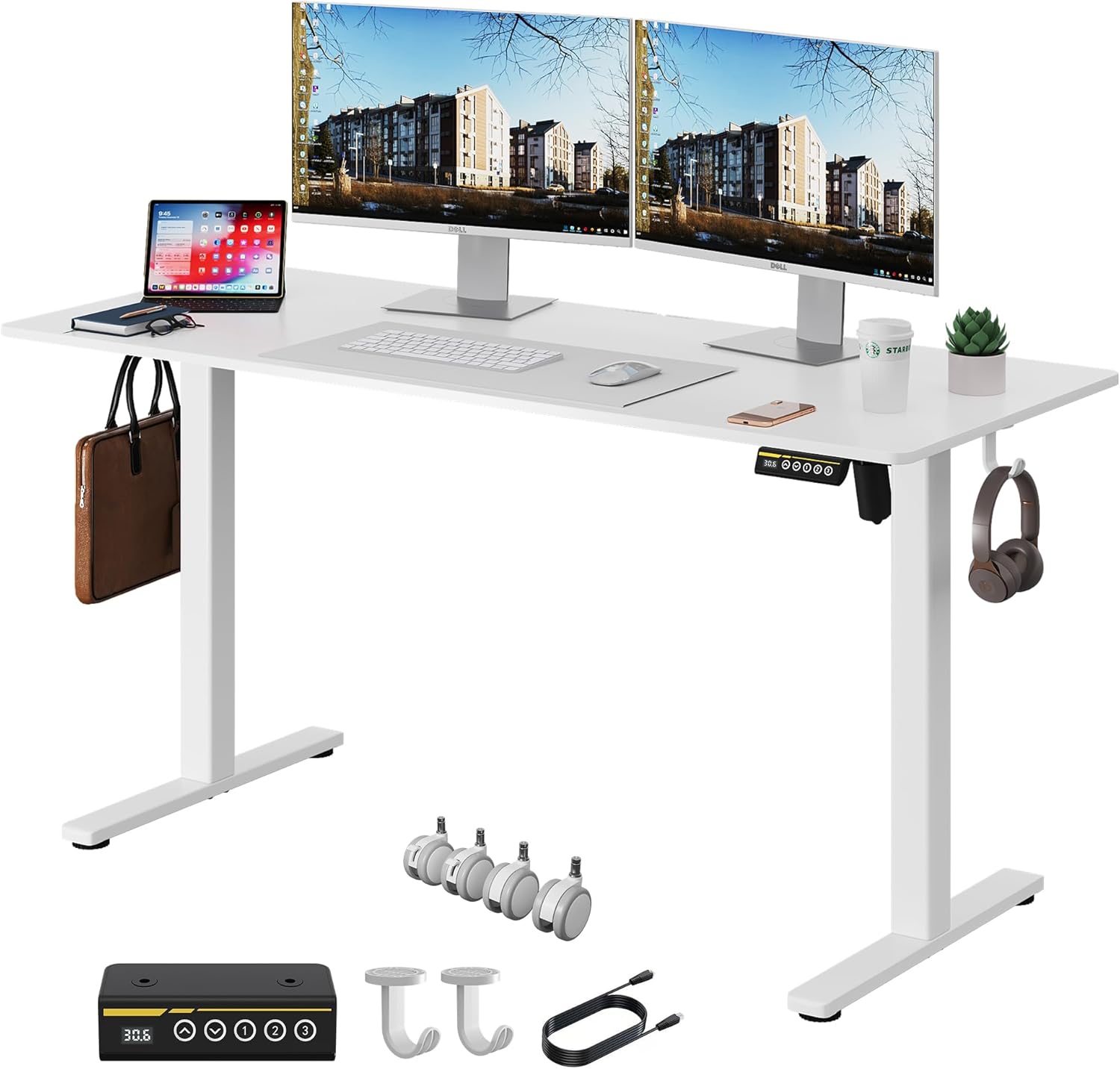 Electric Standing Desk Adjustable Height for Ergonomic Comfort