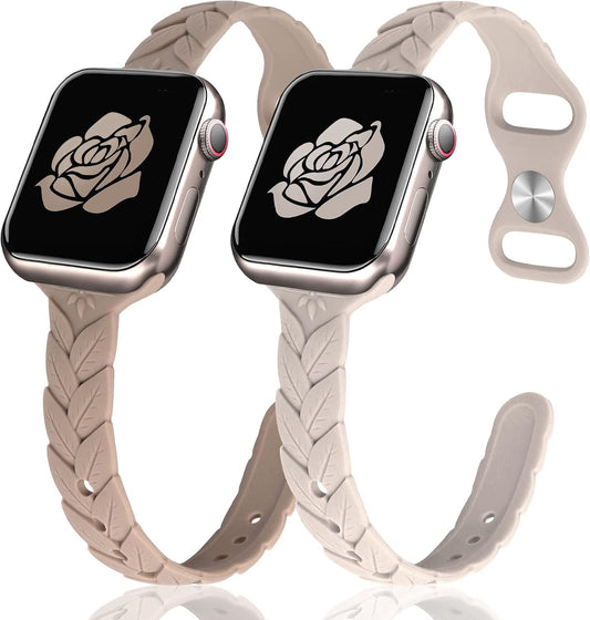 Slim Leaf Waterproof iWatch Bands by JR.DM