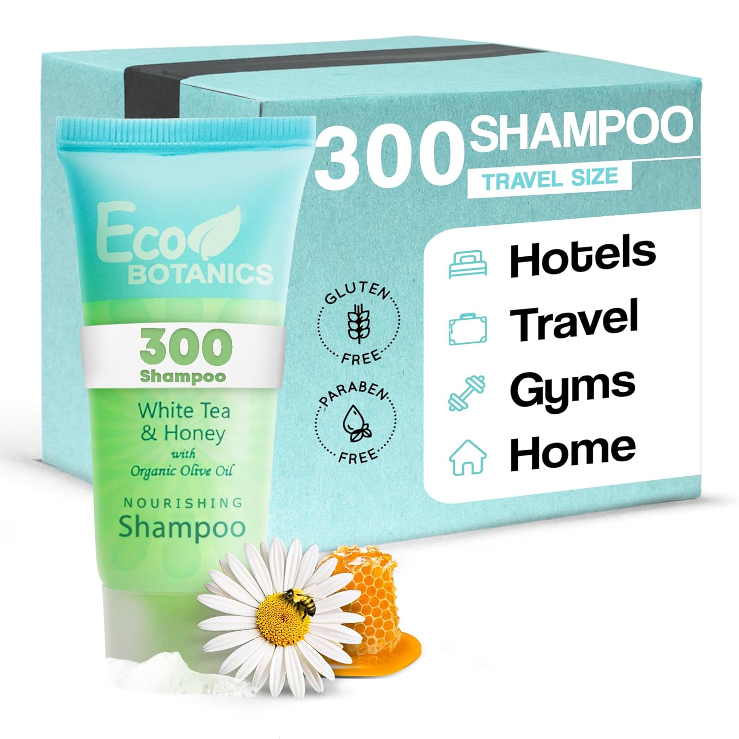 Eco Botanics Travel Size Shampoo for Luxe Hospitality