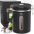 35OZ Airtight Coffee Canister with Lid - Large Stainless Steel Storage