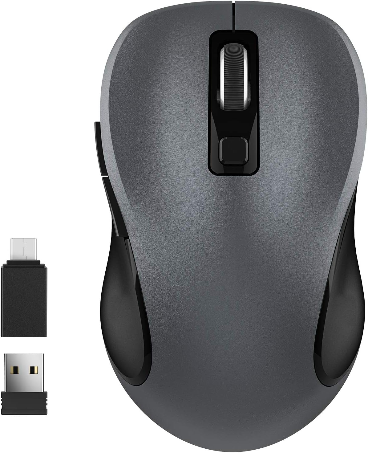 WisFox Ergonomic Wireless Mouse: 3 Adjustable Levels