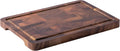 Walnut Cutting Board with Juice Tank, Double Sided End Grain - Durable