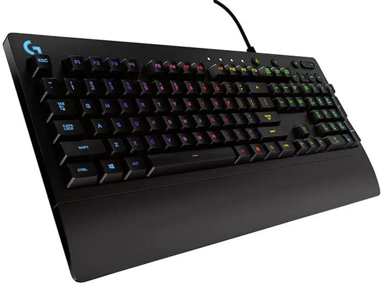 Renewed Logitech G213 Prodigy Gaming Keyboard - Vibrant Lighting Colors