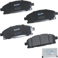 Bendix Priority1 CFC855 Ceramic Front Brake Pads - Quiet, Reliable