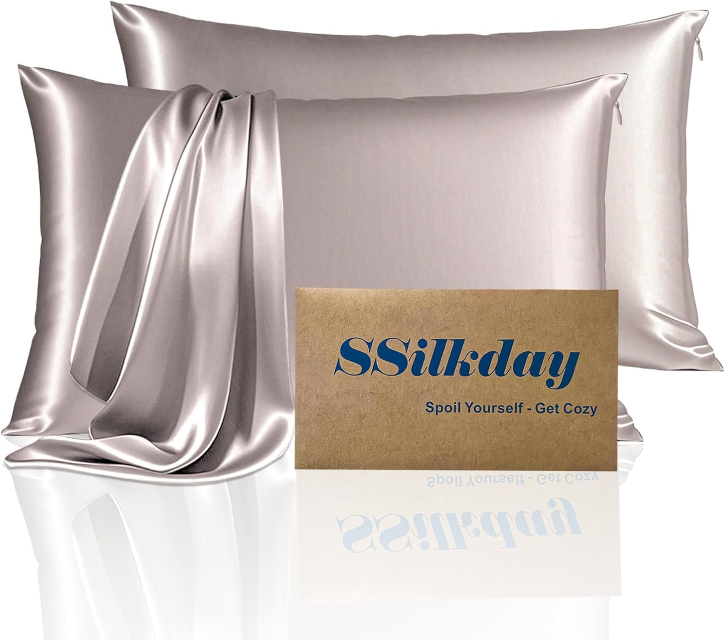 Mulberry Silk King Size Pillow Cases Set for Hot Sleepers