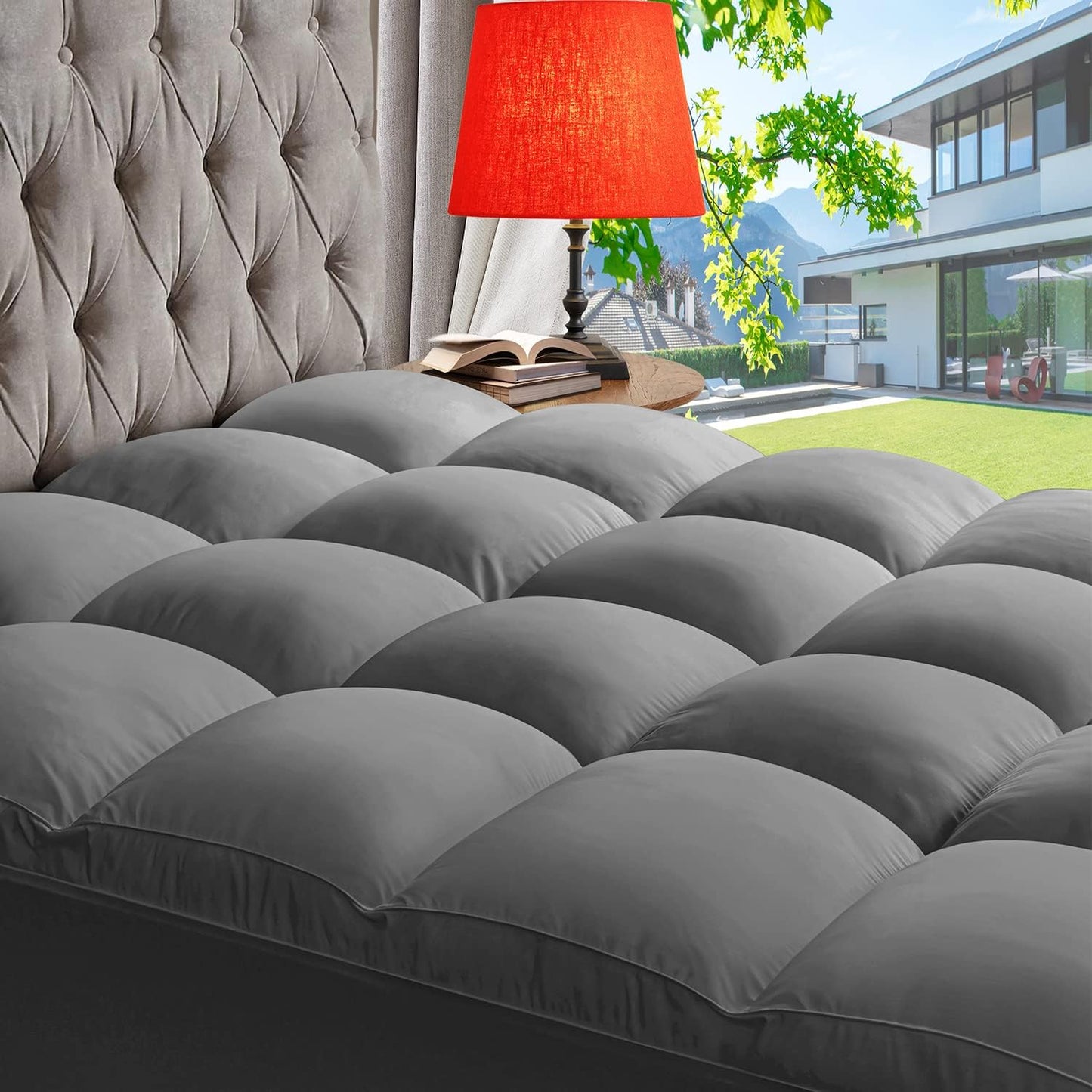 ABENE Mattress Topper King for Back Pain Relief and Comfort