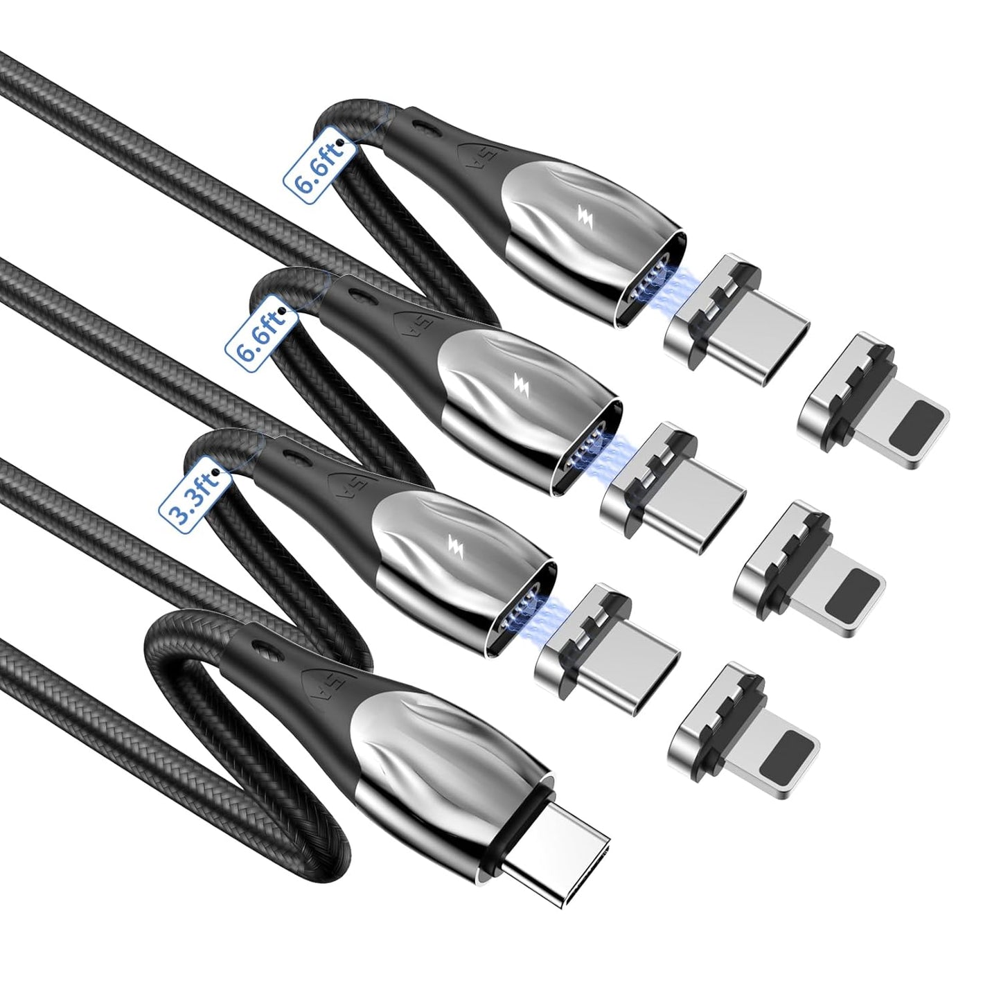 100W Magnetic USB C Cable 5A Fast Charge
