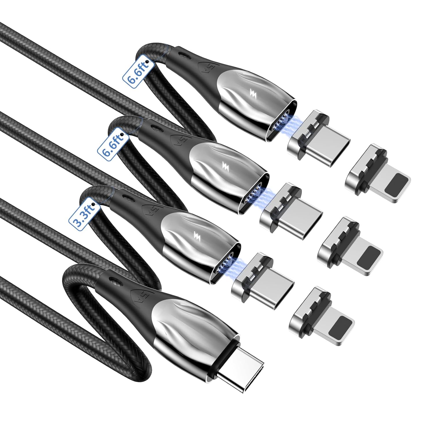 100W Magnetic USB C Cable 5A Fast Charge