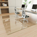 Tempered Glass 48 in x 72 in Chair Mat - Clear Carpet Protector