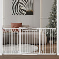Extra Wide Baby Gate 53.1-62.5 in - Tall Metal Safety Gate