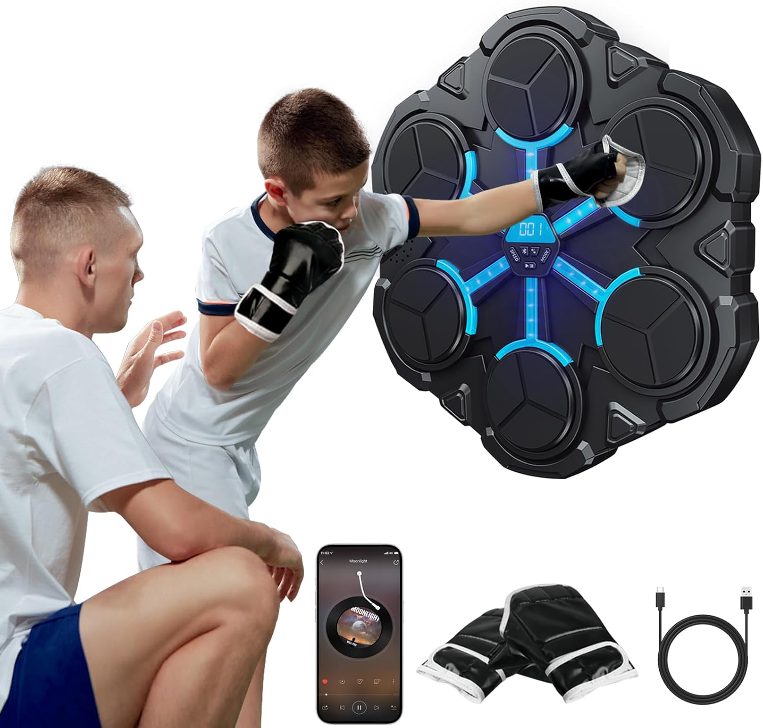 Music Boxing Machine for Kids - Fun Workout!
