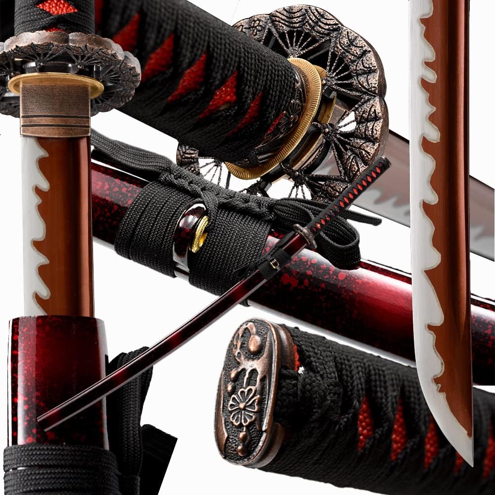 Traditional Hand Forged Katana Sword with High Carbon Steel Blade