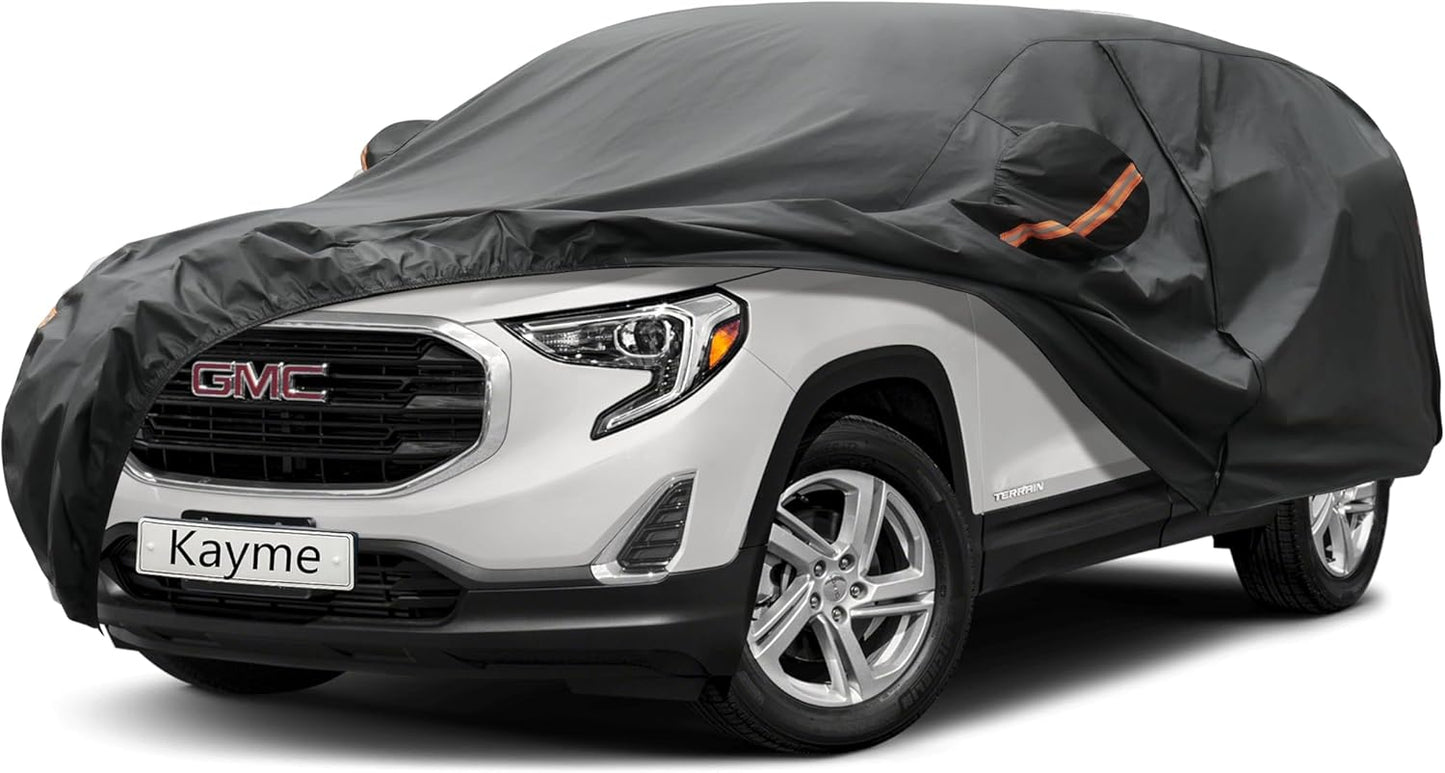 Kayme 7 Layers SUV Car Cover for GMC Terrain - All Weather Protection