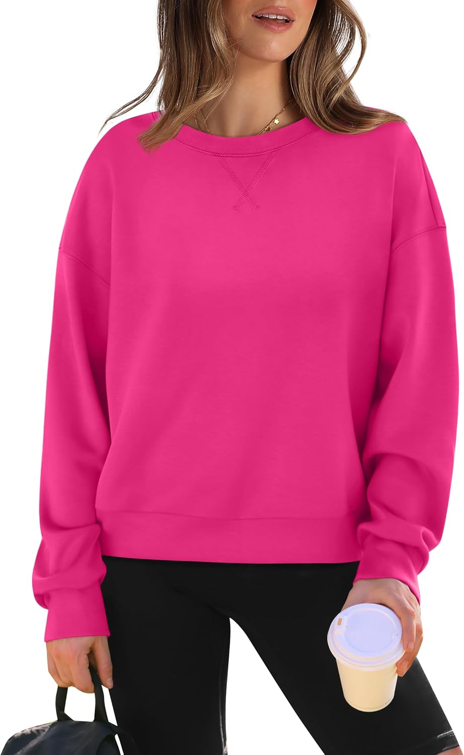 WIHOLL Womens Long Sleeve Crop Tops for Fall Fashion 2024
