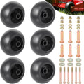 CheeMuii 6 Pack Lawn Mower Deck Wheel Kit - Durable Replacement Wheels