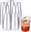 RACETOP 10 oz Clear Disposable Plastic Cups 200 Pack - Durable Party
