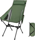 Portable High Back Camping Chair - Stable, Compact 440 lb Capacity