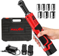 Electric Ratchet Wrench Set 18V 3/8 in Cordless Ratchet - Compact