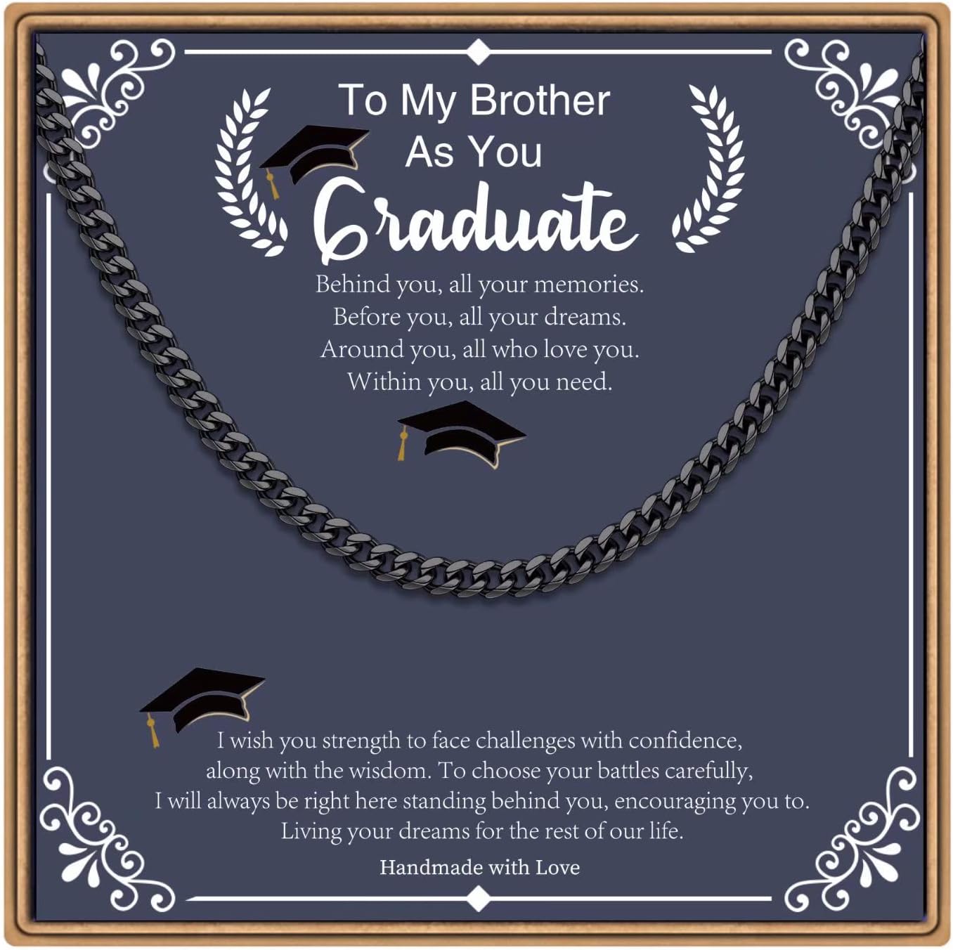 IEFLIFE Chunky Cuban Link Chain - Perfect Graduation Gift for Him