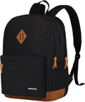 Lightweight Laptop Backpack for Men and Women with USB Port - Black