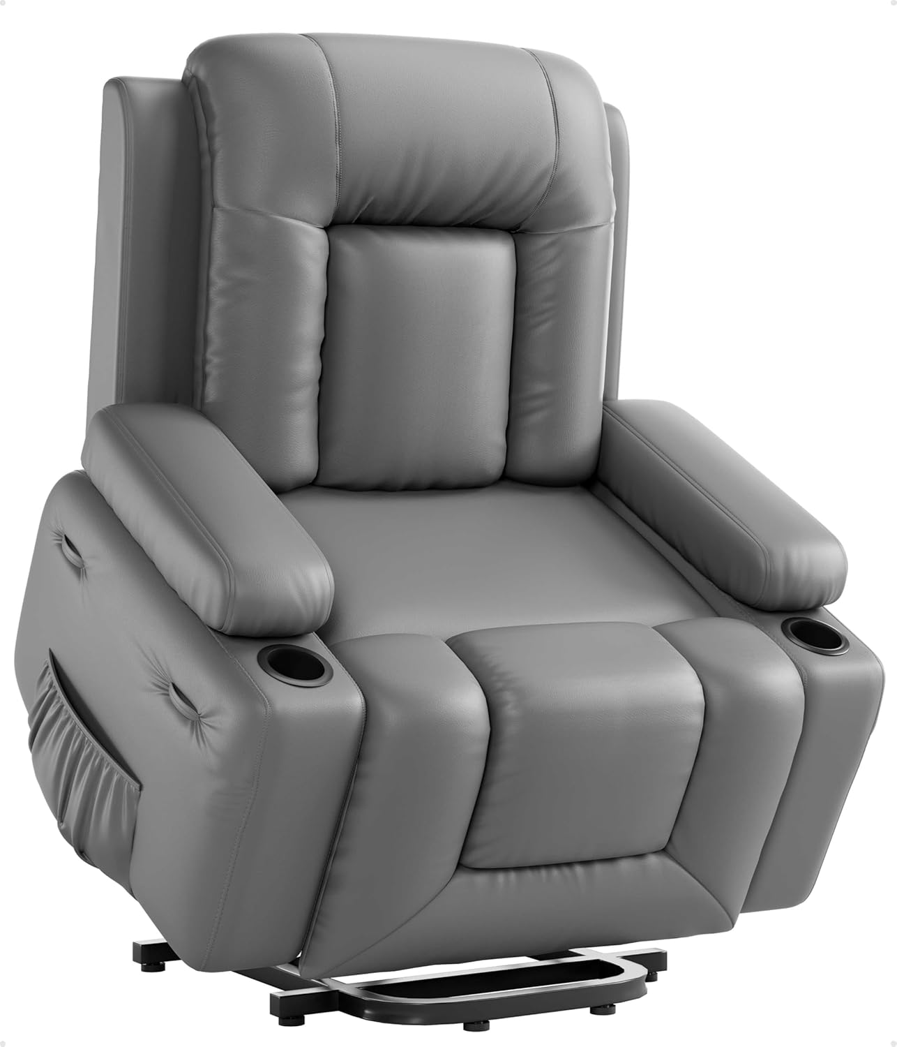 GarveeHome Power Lift Recliner - Heat & Massage, Wide, Elderly Friendly