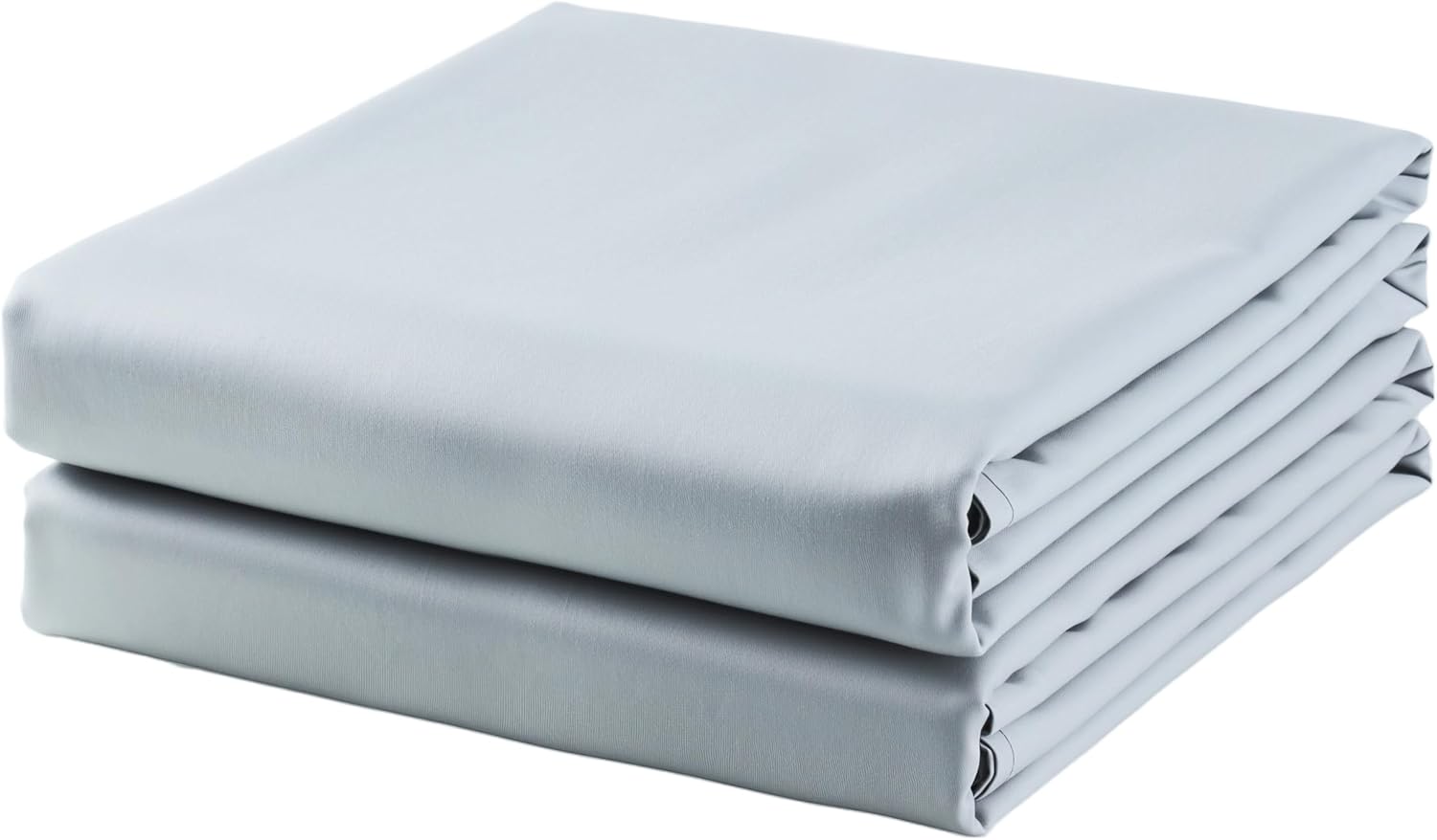 2-Pack Cotton TwinXL Flat Sheet Set, 600 Thread Count Luxury