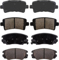 Replacement Front and Rear Premium Ceramic Brake Pads for 2013-2016