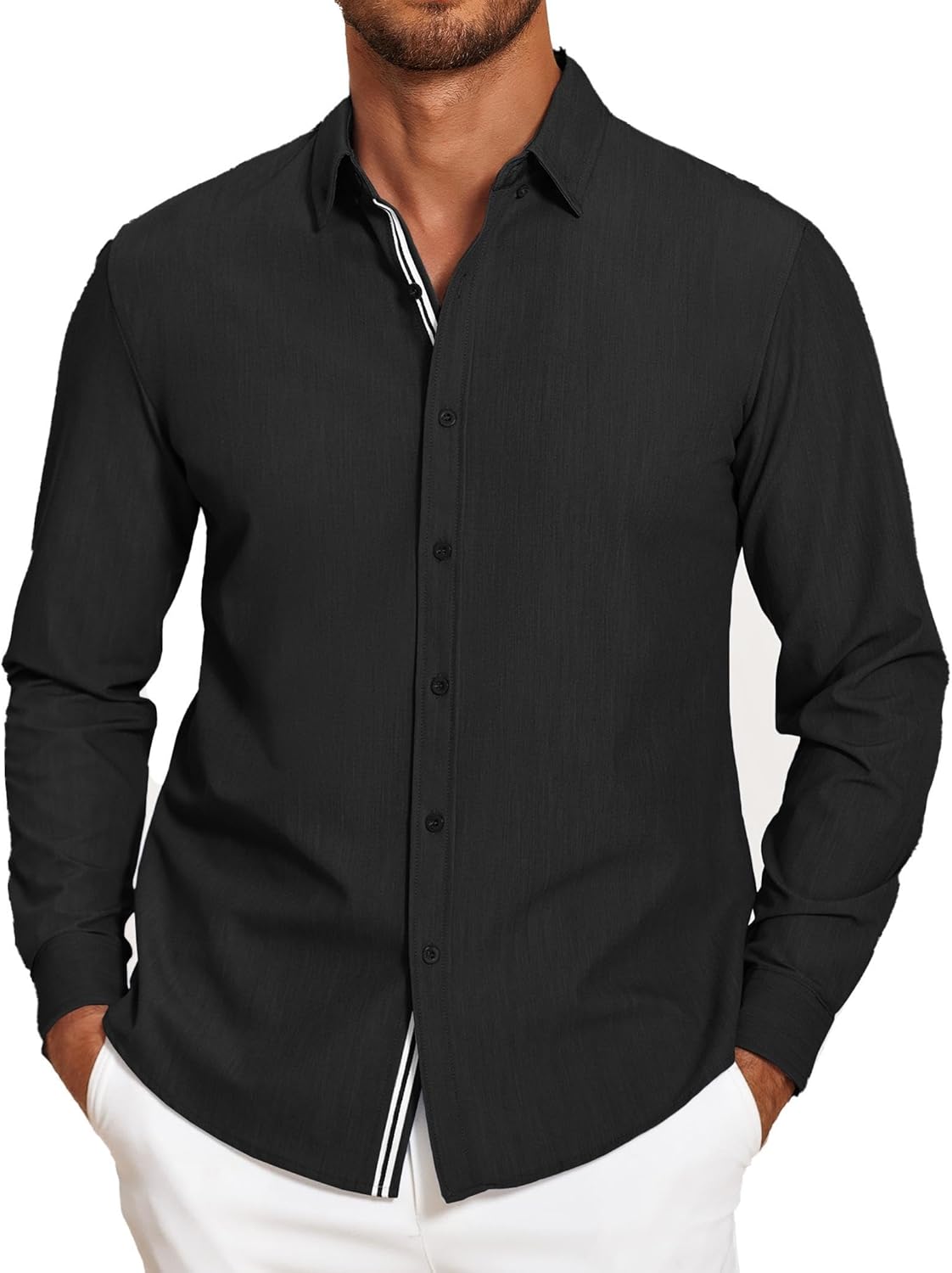 Stylish COOFANDY Mens Casual Button Down Shirt for Every Occasion