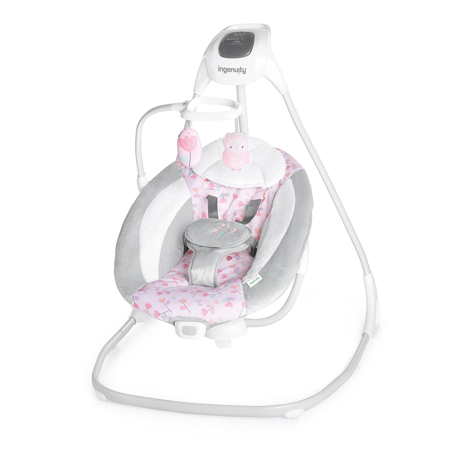Ingenuity Compact 6-Speed Baby Swing, Vibrations & Sounds