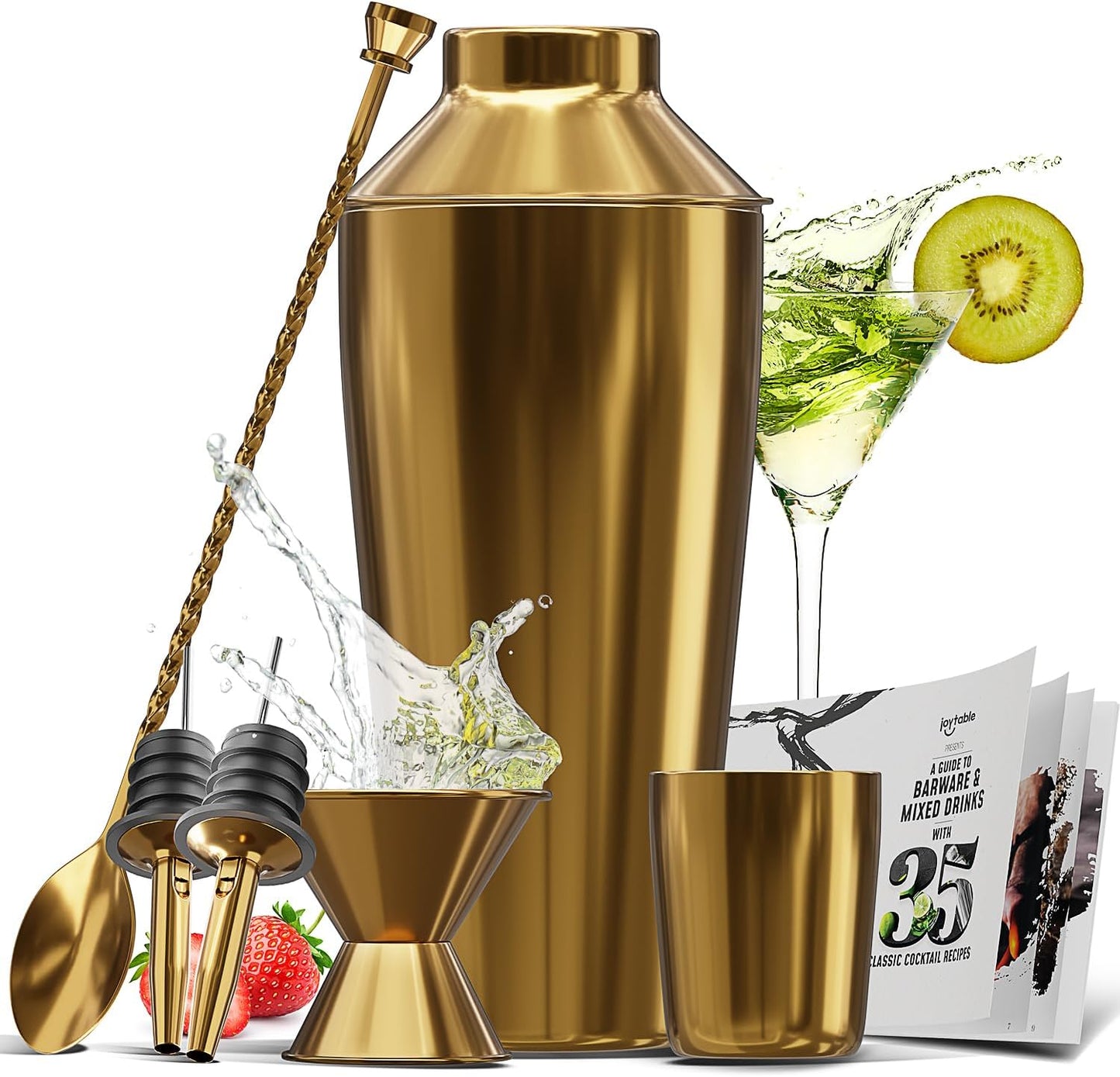 Ultimate Gold Bartender Kit by JOYTABLE