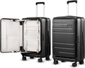 Checked Luggage with Spinner Wheels, FLO5 Expandable 24in - Vertical