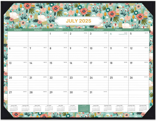 2025-2026 Large Desk Calendar - July 2025 to Dec 2026, Thick Paper, 22'' x 17''